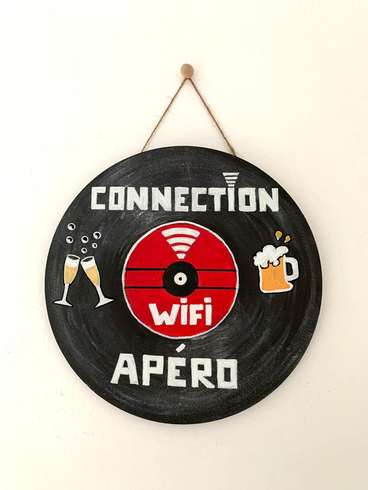 plaque en bois déco