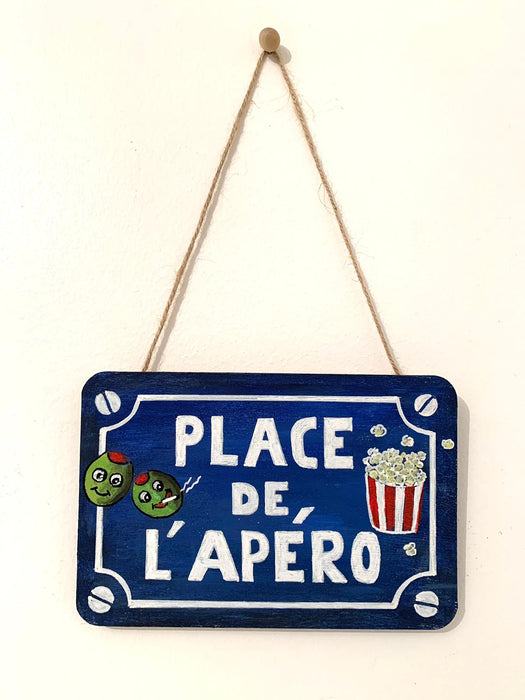 plaque en bois déco