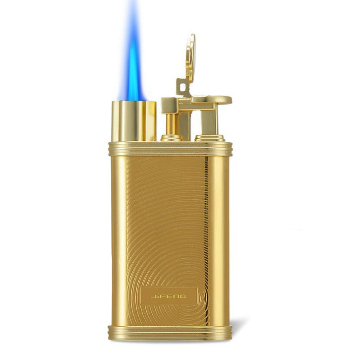 briquet tempête flamme bleue