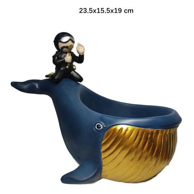 Cendrier Gold Moby Dick